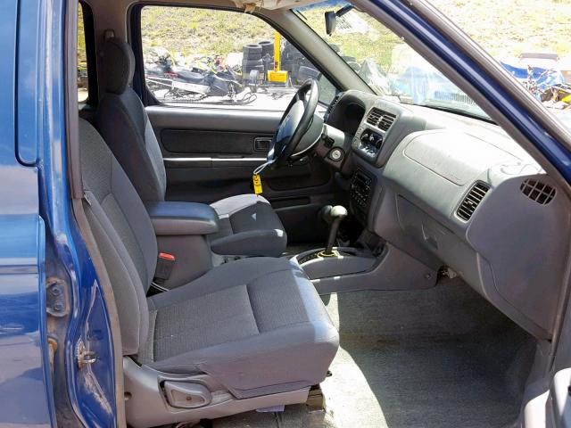 1N6ED27Y01C326363 - 2001 NISSAN FRONTIER C BLUE photo 5