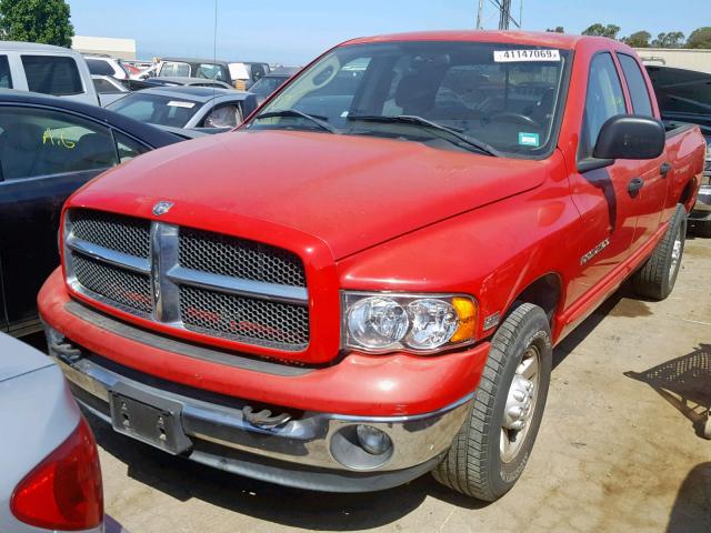 3D7KA28D13G753437 - 2003 DODGE RAM 2500 S RED photo 2