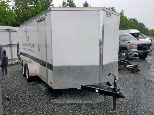 564BE162XGR008137 - 2016 UTILITY TRAILER WHITE photo 1