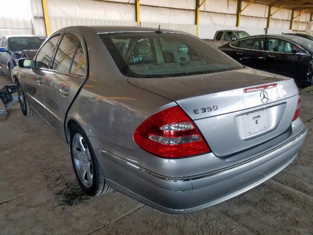 WDBUF56J46A818068 - 2006 MERCEDES-BENZ E 350 GRAY photo 3