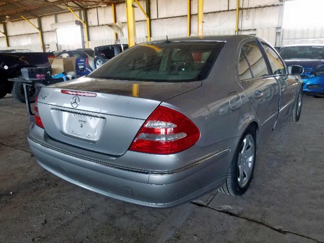 WDBUF56J46A818068 - 2006 MERCEDES-BENZ E 350 GRAY photo 4