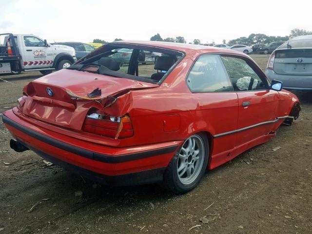 WBABF7337XEH44052 - 1999 BMW 323 IS RED photo 4