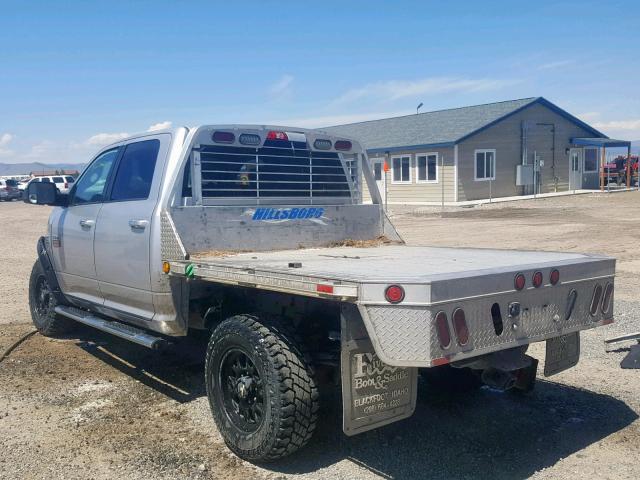 3D7UT2CL6AG148649 - 2010 DODGE RAM 2500 SILVER photo 3