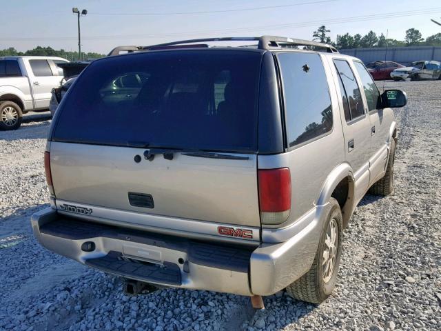 1GKDT13WX12115696 - 2001 GMC JIMMY SILVER photo 4