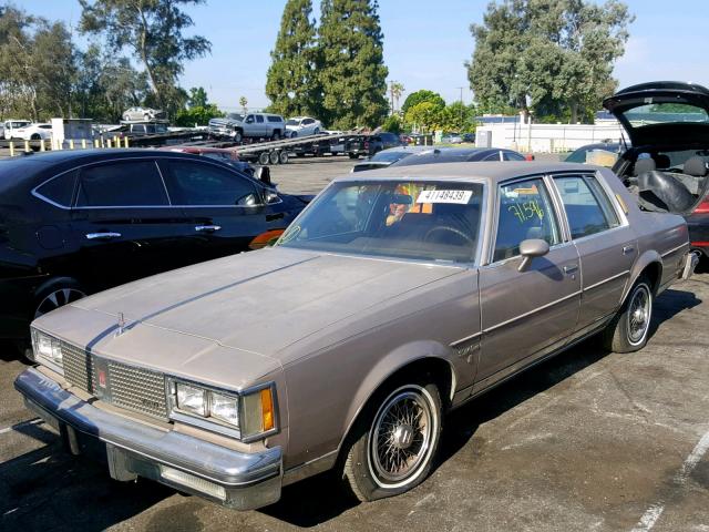 1G3AM69A1DM506846 - 1983 OLDSMOBILE CUTLASS SU TAN photo 2