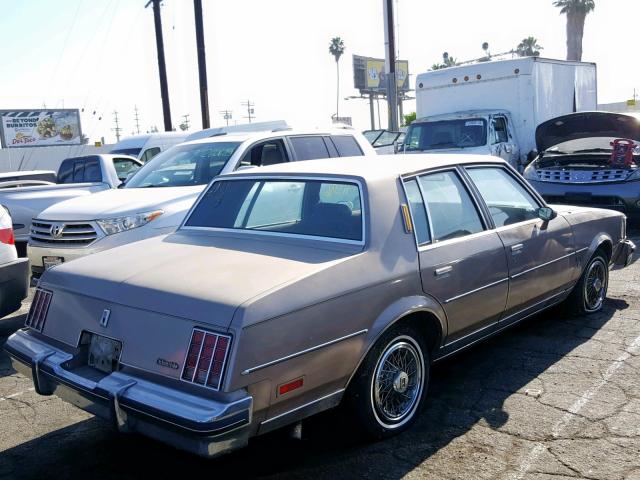 1G3AM69A1DM506846 - 1983 OLDSMOBILE CUTLASS SU TAN photo 4