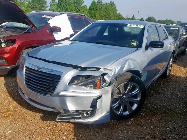 2C3CCAGG0DH590302 - 2013 CHRYSLER 300 S SILVER photo 2