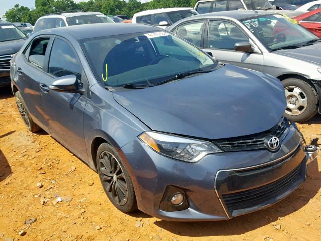 2T1BURHE9FC475176 - 2015 TOYOTA COROLLA L GRAY photo 1