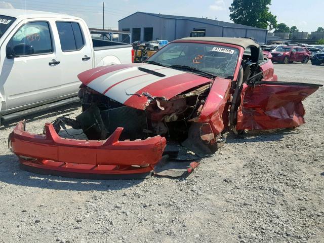 1FAFP45X6YF142080 - 2000 FORD MUSTANG GT BURGUNDY photo 2