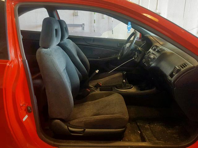 1HGEM21932L108635 - 2002 HONDA CIVIC EX RED photo 5