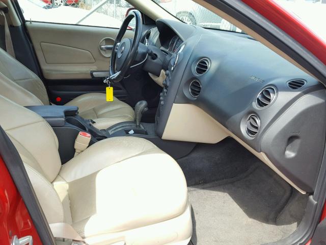 2G2WP552X71101255 - 2007 PONTIAC GRAND PRIX RED photo 5