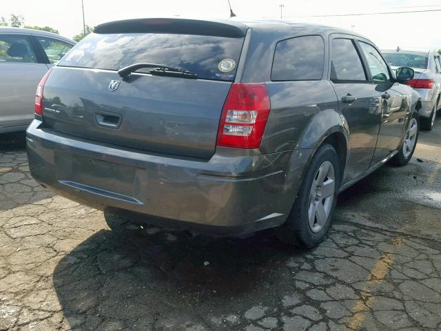 2D4FV47T28H148034 - 2008 DODGE MAGNUM CHARCOAL photo 4