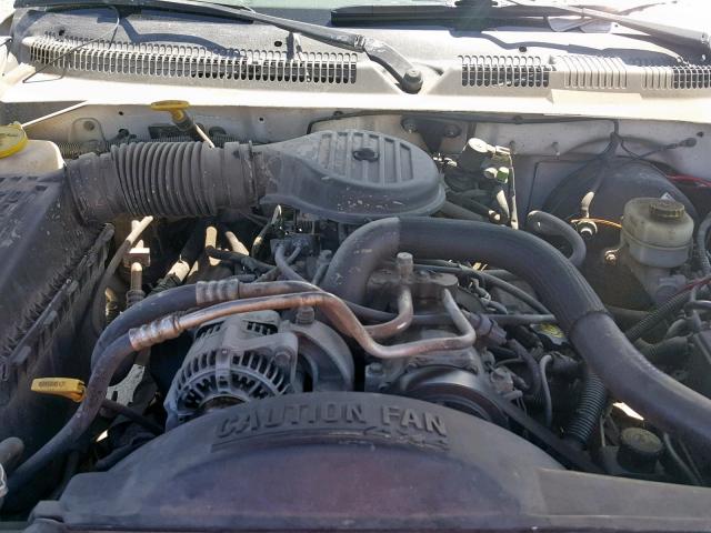 1B7GG22YXXS105006 - 1999 DODGE DAKOTA SILVER photo 7