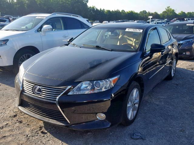 JTHBW1GG8D2035829 - 2013 LEXUS ES 300H BLACK photo 2