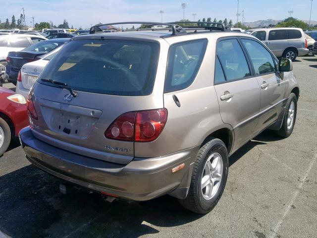 JT6HF10U9X0052397 - 1999 LEXUS RX 300 GRAY photo 4