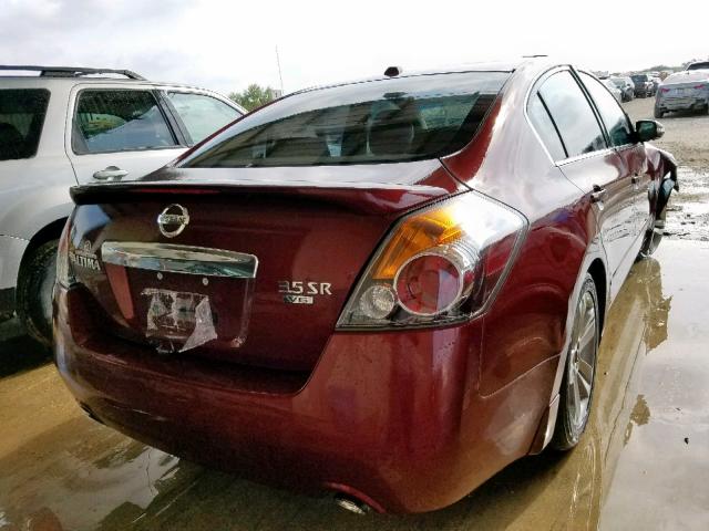 1N4BL2AP6AN426888 - 2010 NISSAN ALTIMA SR BURGUNDY photo 4