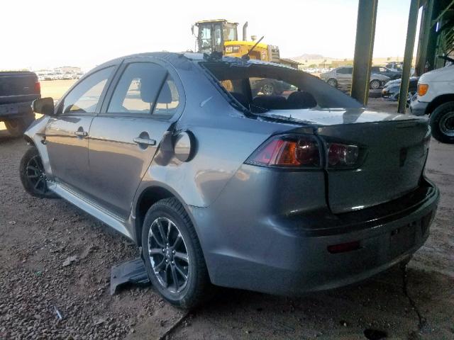 JA32U2FU3GU002443 - 2016 MITSUBISHI LANCER ES GRAY photo 3