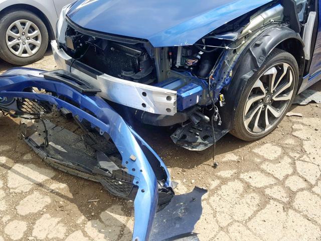 19UDE2F84GA013111 - 2016 ACURA ILX PREMIU BLUE photo 9