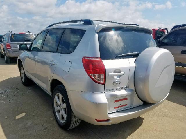 JTMZD31V186067884 - 2008 TOYOTA RAV4 LIMIT SILVER photo 3