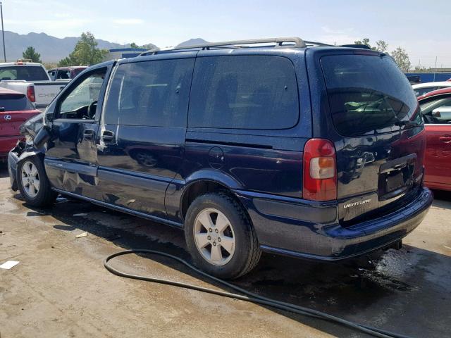 1GNDX03E0XD213030 - 1999 CHEVROLET VENTURE BLUE photo 3