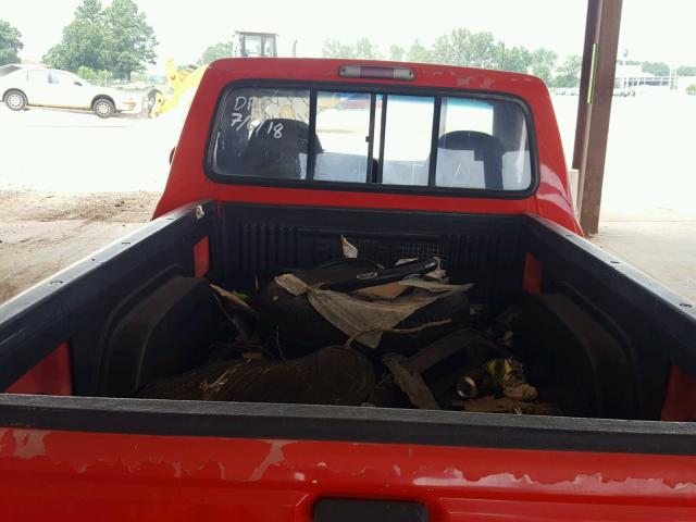 1FTCR10U1PPB43732 - 1993 FORD RANGER RED photo 6