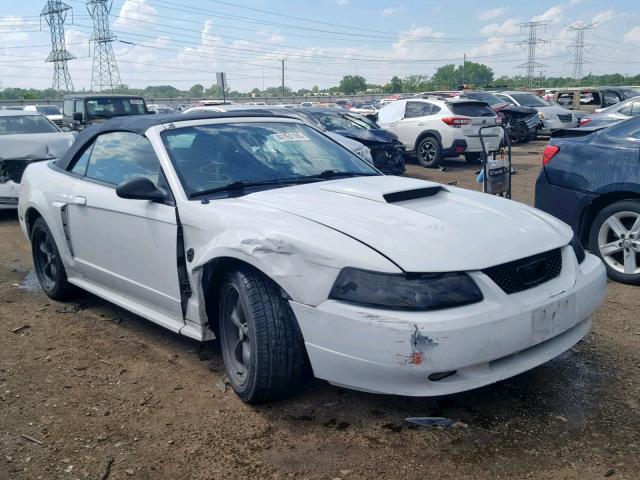 1FAFP45XX4F130007 - 2004 FORD MUSTANG GT WHITE photo 1