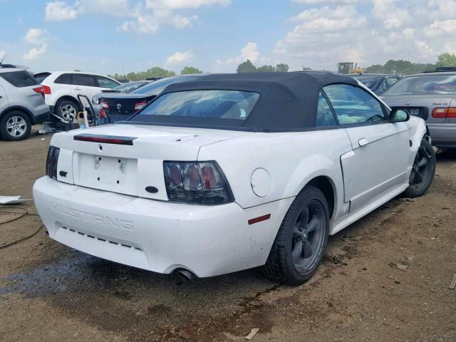 1FAFP45XX4F130007 - 2004 FORD MUSTANG GT WHITE photo 4