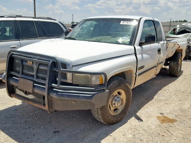 1B7KC2360YJ168917 - 2000 DODGE RAM 2500 WHITE photo 2