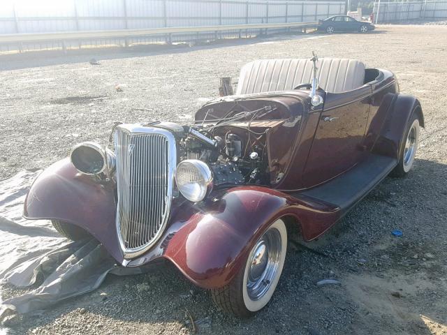 NCS100331 - 1934 FORD COUPE BURGUNDY photo 2