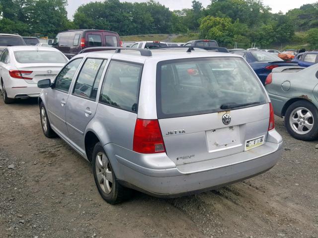 WVWSK61J23W559130 - 2003 VOLKSWAGEN JETTA GLS SILVER photo 3