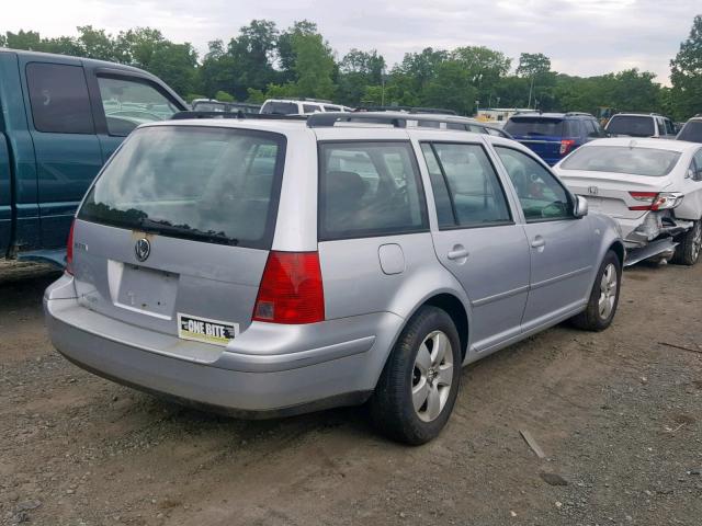 WVWSK61J23W559130 - 2003 VOLKSWAGEN JETTA GLS SILVER photo 4