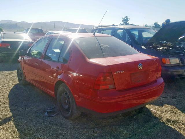 3VWRK69M63M134682 - 2003 VOLKSWAGEN JETTA GL RED photo 3