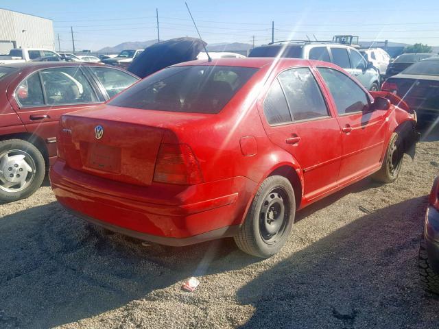 3VWRK69M63M134682 - 2003 VOLKSWAGEN JETTA GL RED photo 4