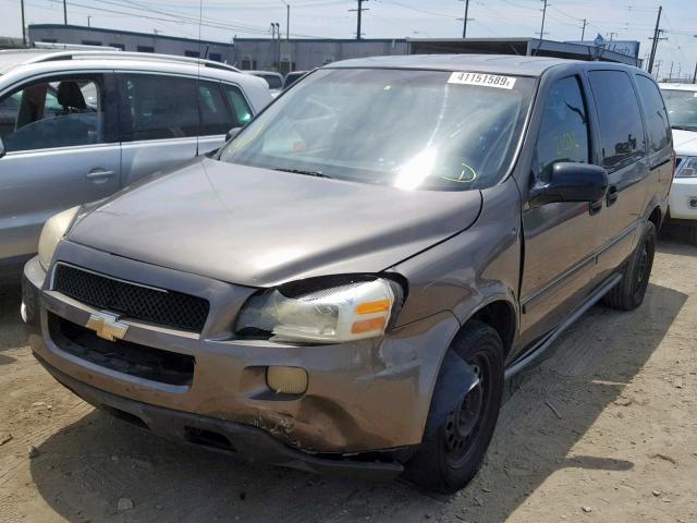 1GNDV03L75D163549 - 2005 CHEVROLET UPLANDER BROWN photo 2