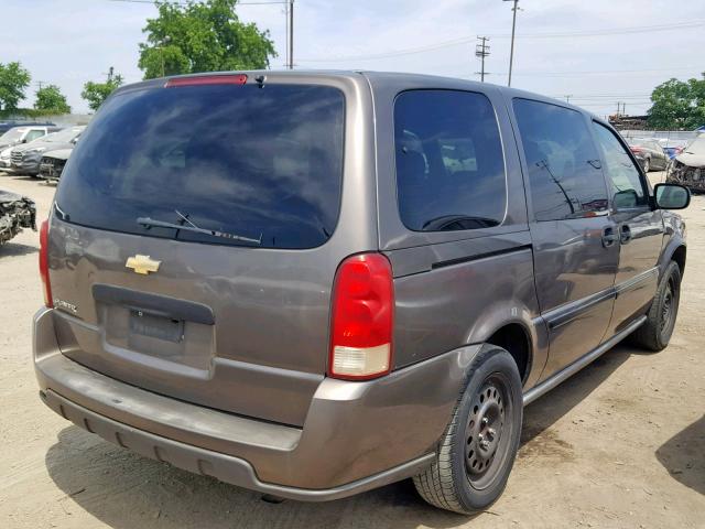 1GNDV03L75D163549 - 2005 CHEVROLET UPLANDER BROWN photo 4