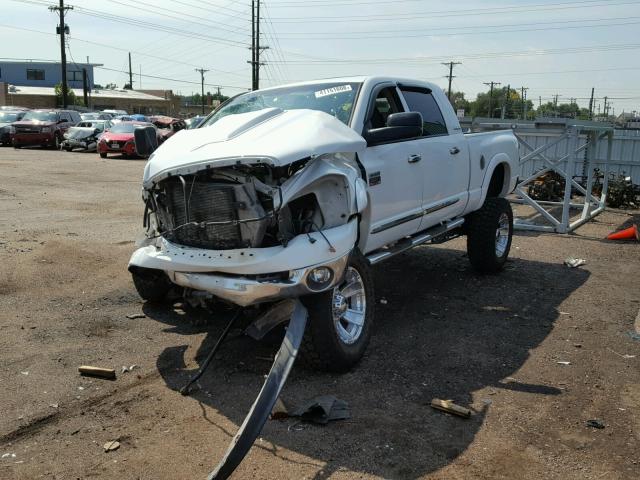 3D7KS29C77G706213 - 2007 DODGE RAM 2500 WHITE photo 2