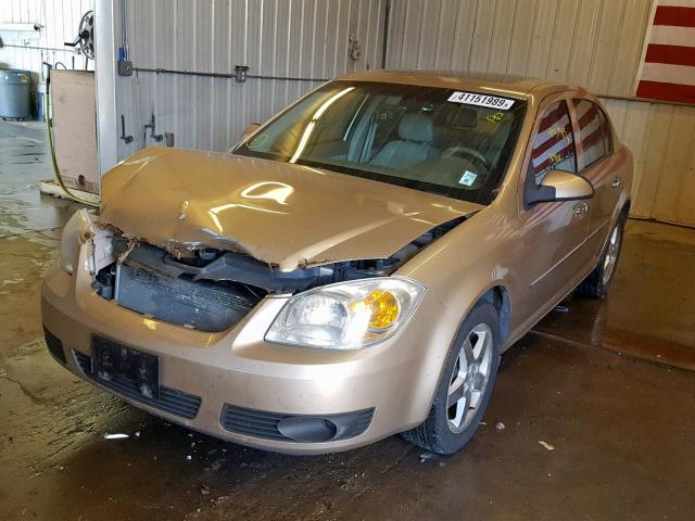 1G1AZ54F957648546 - 2005 CHEVROLET COBALT LT GOLD photo 2