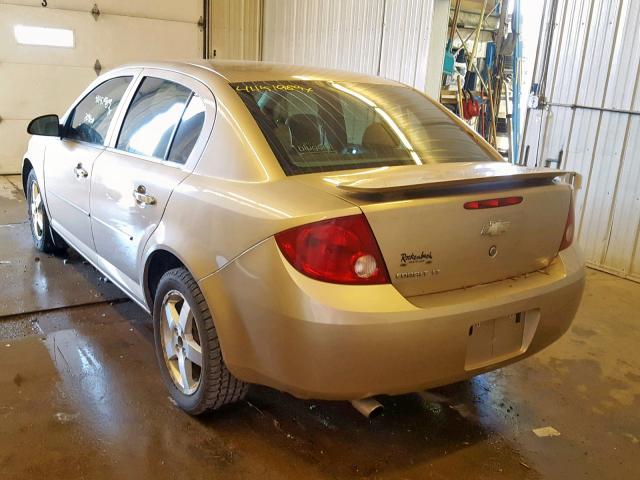 1G1AZ54F957648546 - 2005 CHEVROLET COBALT LT GOLD photo 3