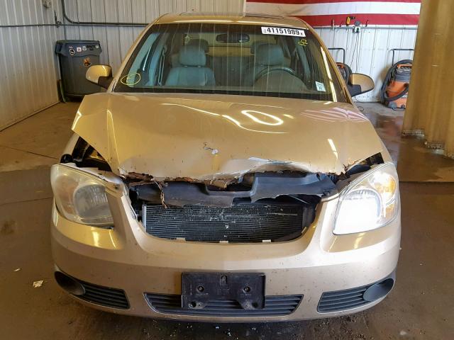 1G1AZ54F957648546 - 2005 CHEVROLET COBALT LT GOLD photo 9