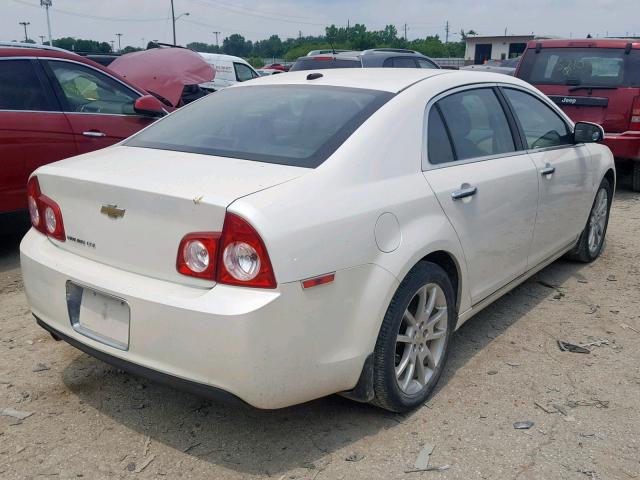 1G1ZE5EB3AF117448 - 2010 CHEVROLET MALIBU LTZ თეთრი ფოტო 4