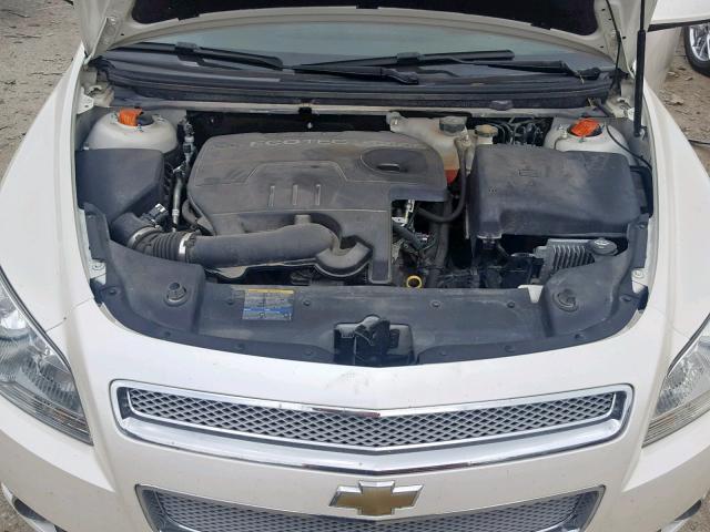 1G1ZE5EB3AF117448 - 2010 CHEVROLET MALIBU LTZ თეთრი ფოტო 7