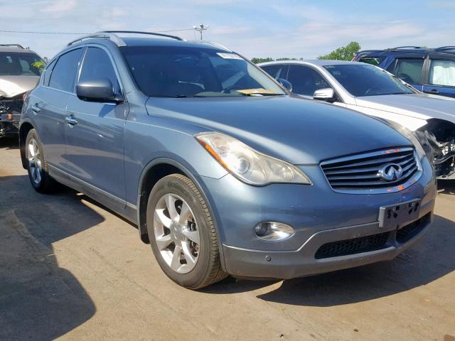 JNKAJ09F08M359358 - 2008 INFINITI EX35 BASE BLUE photo 1