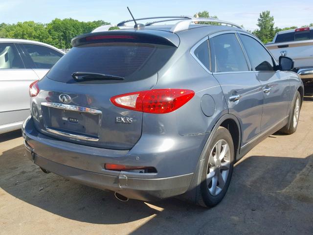 JNKAJ09F08M359358 - 2008 INFINITI EX35 BASE BLUE photo 4