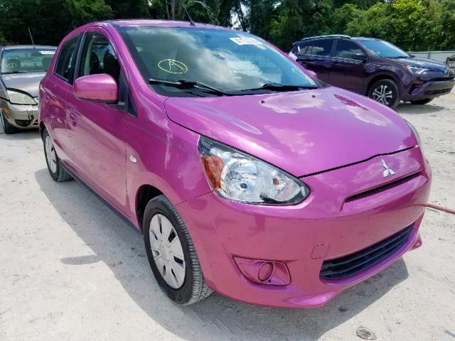 ML32A3HJXEH007120 - 2014 MITSUBISHI MIRAGE DE PURPLE photo 1