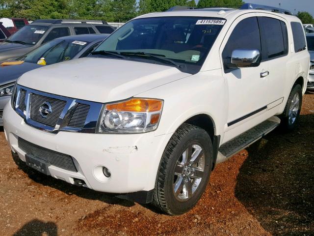 5N1BA0NC0BN622012 - 2011 NISSAN ARMADA SV WHITE photo 2