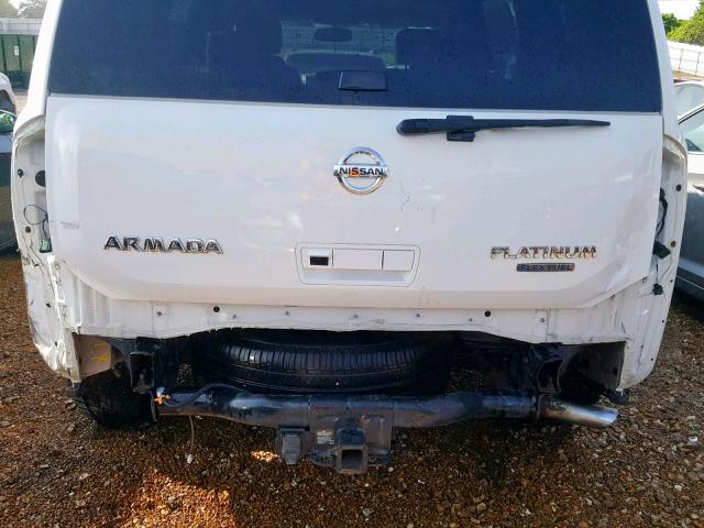 5N1BA0NC0BN622012 - 2011 NISSAN ARMADA SV WHITE photo 9