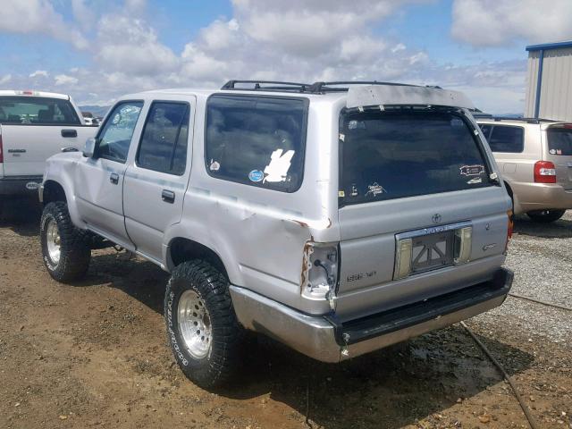 JT3VN39W9N0072729 - 1992 TOYOTA 4RUNNER VN SILVER photo 3