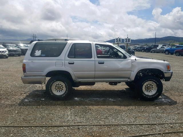 JT3VN39W9N0072729 - 1992 TOYOTA 4RUNNER VN SILVER photo 9