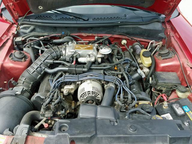 1FAFP45X3WF165832 - 1998 FORD MUSTANG GT RED photo 7