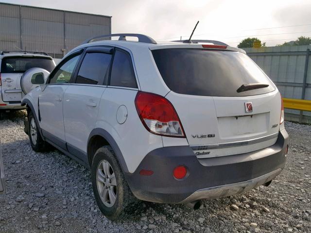 3GSDL43N18S541901 - 2008 SATURN VUE XE WHITE photo 3